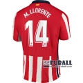 22Fuball: Atletico Madrid Heimtrikot Damen (M. Llorente #14) 2020-2021