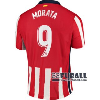 22Fuball: Atletico Madrid Heimtrikot Damen (Morata #9) 2020-2021