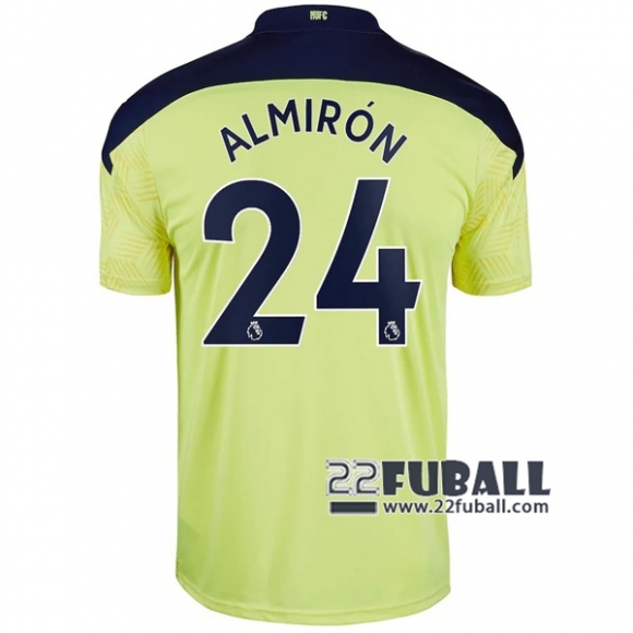 22Fuball: Newcastle United Auswärtstrikot Kinder (Almirón #24) 2020-2021