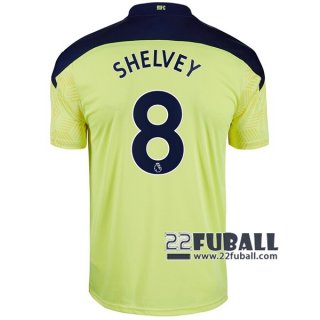 22Fuball: Newcastle United Auswärtstrikot Kinder (Shelvey #8) 2020-2021