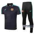 22Fuball: Barcelona FC Poloshirt Schwarz 2020 2021 P01