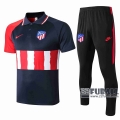 22Fuball: Atletico Madrid Poloshirt Marineblau 2020 2021 P103