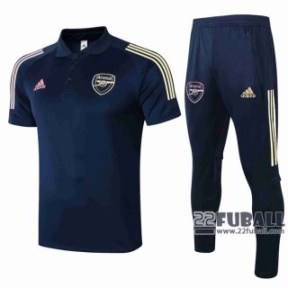 22Fuball: Arsenal Poloshirt Marineblau 2020 2021 P121