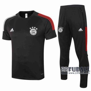22Fuball: Bayern Munchen Poloshirt Schwarz 2020 2021 P130