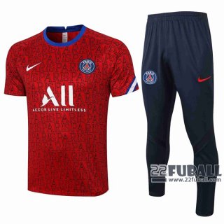 22Fuball: Paris Saint Germain PSG Poloshirt Rot 2020 2021 P133