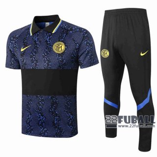 22Fuball: Inter Mailand Poloshirt Blau 2020 2021 P140