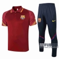 22Fuball: Barcelona FC Poloshirt Dunkelrot 2020 2021 P143