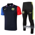 22Fuball: Barcelona FC Poloshirt Marineblau 2020 2021 P153