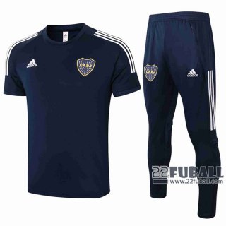 22Fuball: Boca Juniors Poloshirt Marineblau 2020 2021 P158
