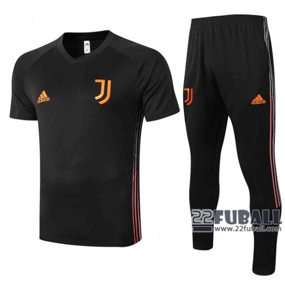 22Fuball: Juventus Poloshirt Schwarz 2020 2021 P163