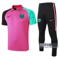 22Fuball: Barcelona FC Poloshirt Pink 2020 2021 P191