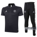 22Fuball: Air Jordan Paris Saint Germain PSG Poloshirt Schwarz 2020 2021 P22