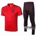 22Fuball: Paris Saint Germain PSG Poloshirt Rot 2020 2021 P38