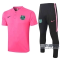 22Fuball: Barcelona FC Poloshirt Pink 2020 2021 P49