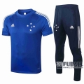 22Fuball: Cruzeiro Poloshirt Blau 2020 2021 P78