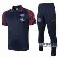 22Fuball: Paris Saint Germain PSG Poloshirt Marineblau - Rot 2020 2021 P88