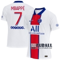22Fuball: PSG Paris Saint Germain Auswärtstrikot Herren (Mbappé #7) 2020-2021