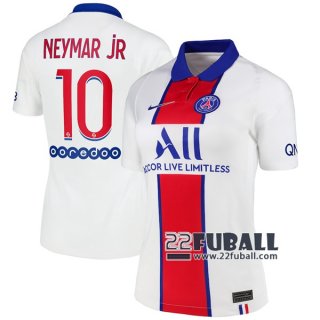 22Fuball: PSG Paris Saint Germain Auswärtstrikot Damen (Neymar Jr #10) 2020-2021