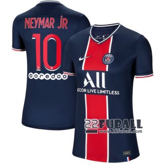22Fuball: PSG Paris Saint Germain Heimtrikot Damen (Neymar Jr #10) 2020-2021
