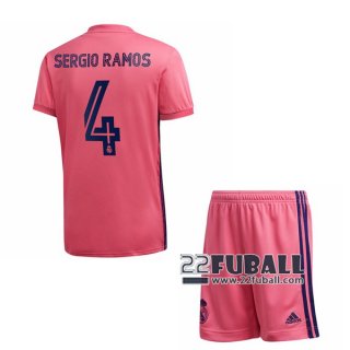 22Fuball: Real Madrid Auswärtstrikot Kinder (Sergio Ramos #4) 2020-2021