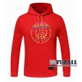 22Fuball: Paris Saint Germain PSG Sweatshirt Kapuzenpullover Rot 2020 2021 S03