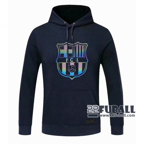 22Fuball: Barcelona FC Sweatshirt Kapuzenpullover Schwarz 2020 2021 S15