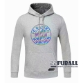 22Fuball: Bayern Munchen Sweatshirt Kapuzenpullover Grau 2020 2021 S24