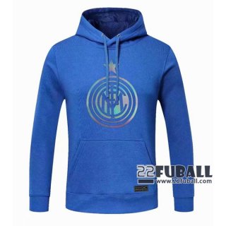 22Fuball: Inter Mailand Sweatshirt Kapuzenpullover Blau 2020 2021 S43