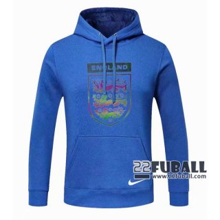 22Fuball: England Sweatshirt Kapuzenpullover Blau 2020 2021 S68