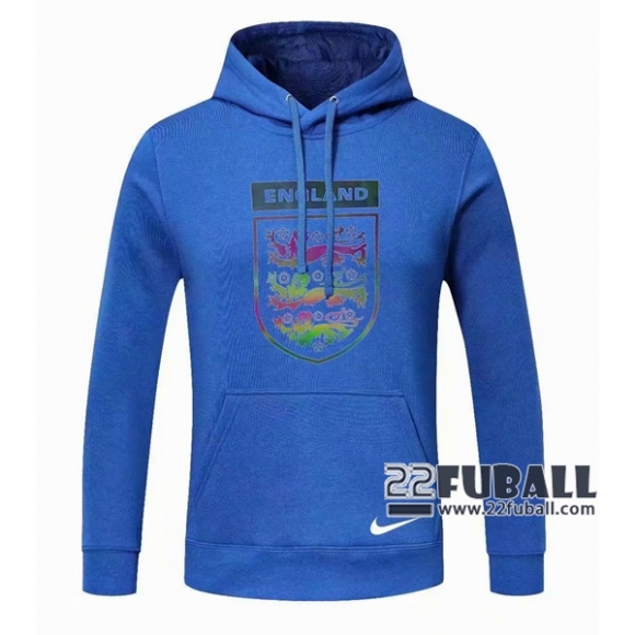 22Fuball: England Sweatshirt Kapuzenpullover Blau 2020 2021 S68