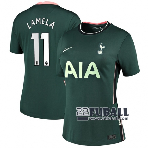 22Fuball: Tottenham Hotspur Auswärtstrikot Damen (David Lamela #11) 2020-2021