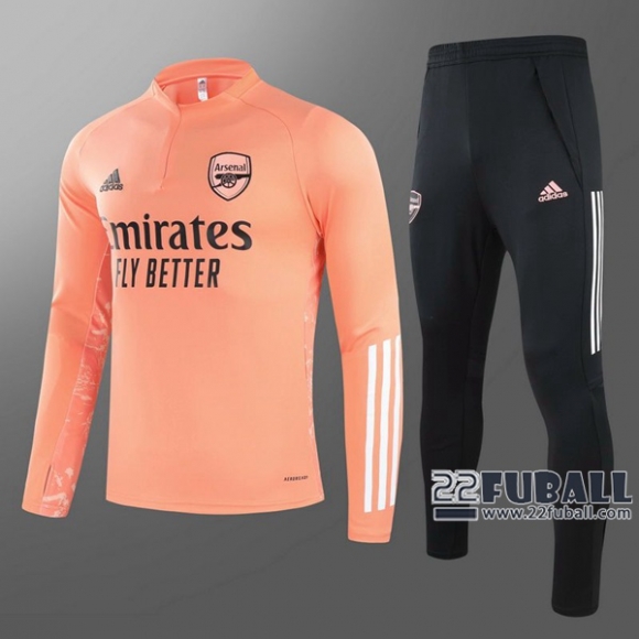 22Fuball: Arsenal Trainingsanzug Champions League Orange 2020 2021 T75