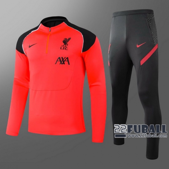 22Fuball: Liverpool Trainingsanzug Orange 2020 2021 T82