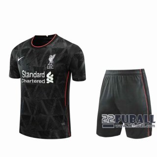 22Fuball: Liverpool Trainingstrikot Schwarz 2020 2021 Tt115