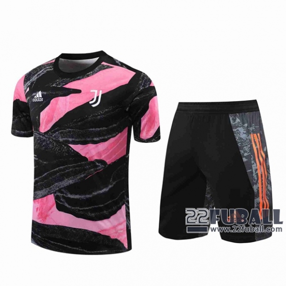 22Fuball: Juventus Trainingstrikot Pink Schwarz 2020 2021 Tt124