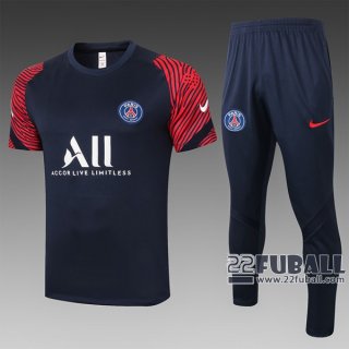 22Fuball: Paris Saint Germain PSG Trainingstrikot Marineblau 2020 2021 Tt41