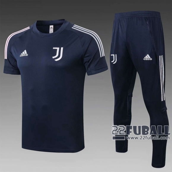 22Fuball: Juventus Trainingstrikot Marineblau 2020 2021 Tt47