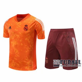 22Fuball: Real Madrid Trainingstrikot Orange 2020 2021 Tt95