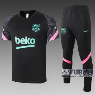 22Fuball: Barcelona FC Trainingstrikot Schwarz 2020 2021 Tt97