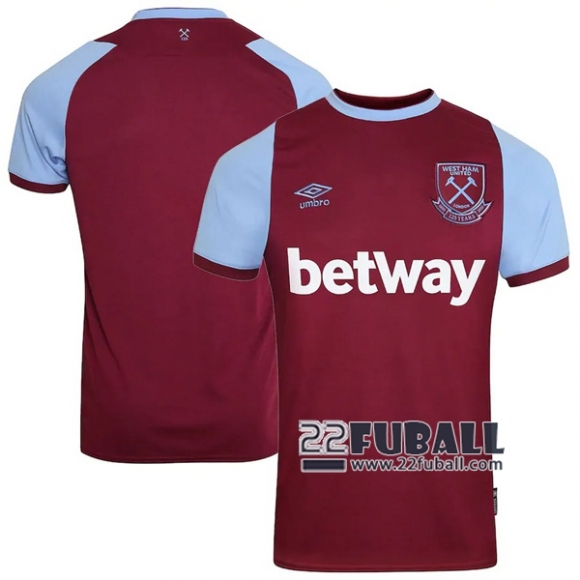 22Fuball: West Ham United Heimtrikot Herren 2020-2021