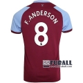 22Fuball: West Ham United Heimtrikot Kinder (F.Anderson #8) 2020-2021