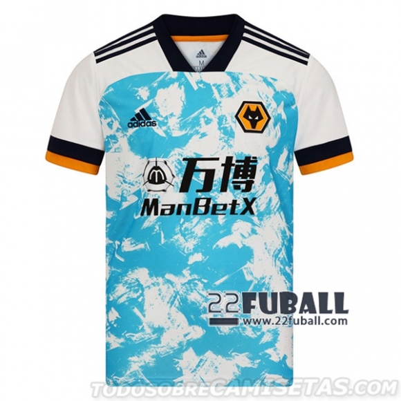 22Fuball: Wolverhampton Wanderers Auswärtstrikot Herren 2020-2021