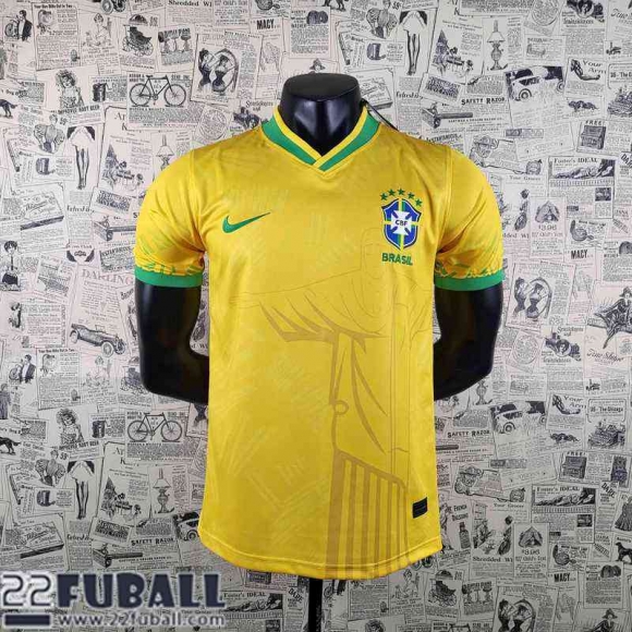 Fussball Trikots Brasilien Jaune Herren 22 23 AG42