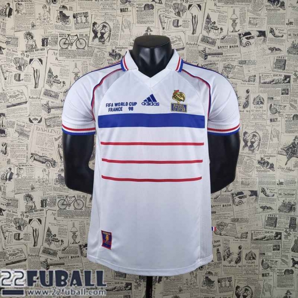 Retro Fussball Trikots World Cup Frankreich Auswärtstrikot Herren 1998 AG45