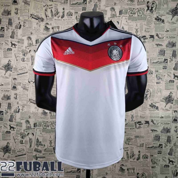 Retro Fussball Trikots World Cup Deutschland Heimtrikot Herren 2014 AG56