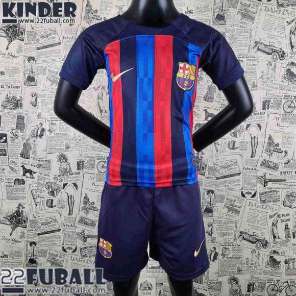 Fussball Trikots Barcelona Heimtrikot Kinder 22 23 AK12