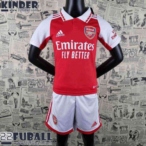 Fussball Trikots Arsenal Heimtrikot Kinder 22 23 AK16