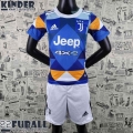 Fussball Trikots Juventus Blau Kinder 22 23 AK27