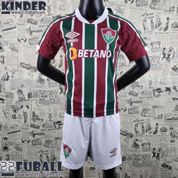 Fussball Trikots Fluminense Heimtrikot Kinder 22 23 AK30