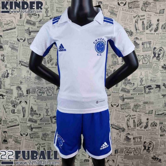 Fussball Trikots Cruzeiro Auswärtstrikot Kinder 22 23 AK45